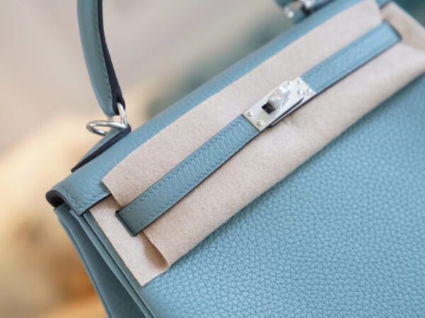 GPCMode Hermes Factory 7G Cile Togo Leather Kelly25CM Silver Hardware