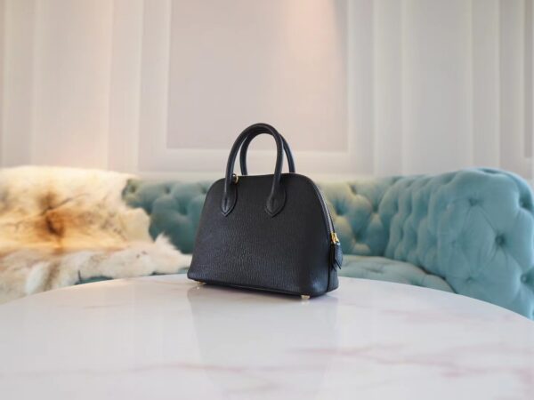 GPCMode Factory Hermes Mini Bolide18CM CK89 Nior Chevre Leather Gold Hardware