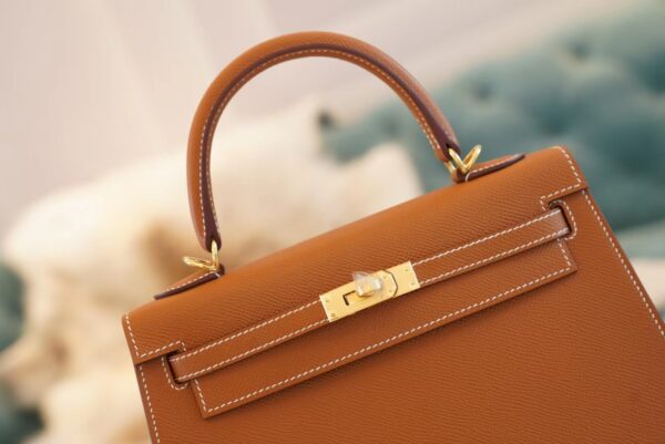 GPCMode Hermes Factory CK37 Gold Epsom Leather Kelly 25CM Gold Hardware