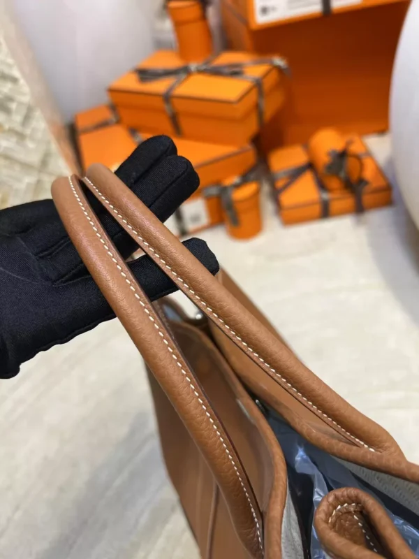 Taiwan Hermes 37 Gold Negonda Leather Garden Party 30 Silver Hardware