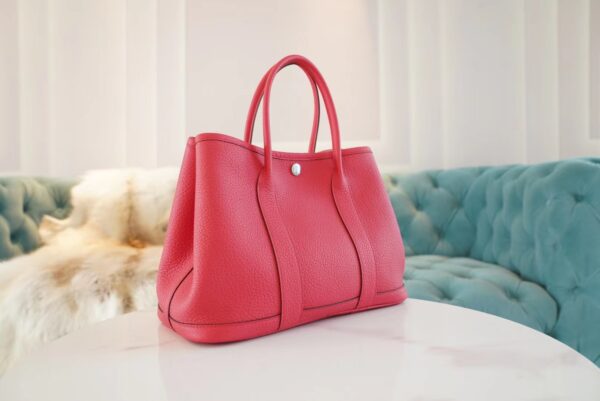 GPCMode Factory Hermes Garden Party36CM A5 Bougainvller Togo Leather Silver Hardware