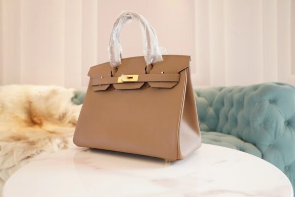GPCMode Hermes D0 Beige De Weimer Jonathan Leather Birkin30CM Gold Hardware