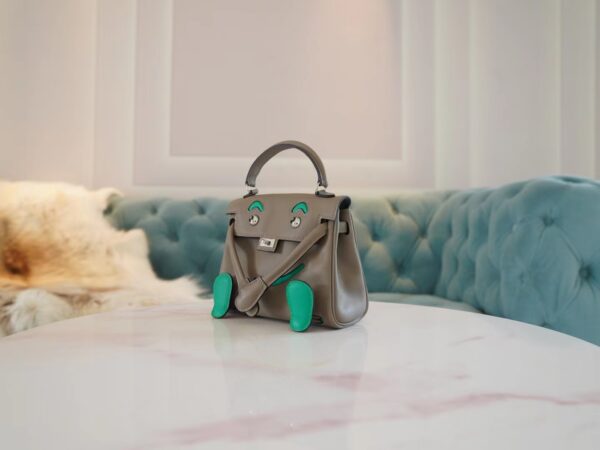 Hand Stitch GPCMode Hermes Factory Kelly Doll16CM Two Colors Swift Leather