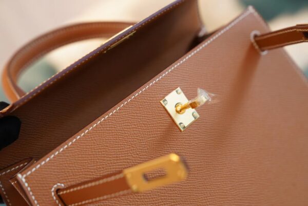 GPCMode Hermes Factory CK37 Gold Epsom Leather Kelly 25CM Gold Hardware