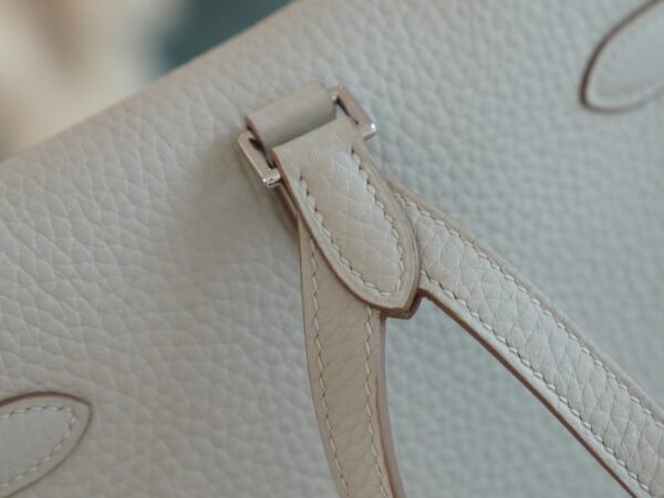 Hong Kong Hermes Kelly Ado 22cm Clemence 80 Gris Pearl Silver Hardware