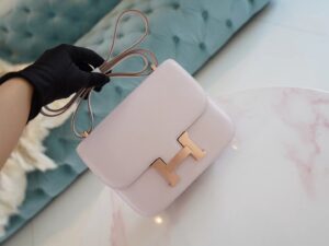 743c60797312018 Canada Ottawa Hermes Constance Bag 19CM Chevre 09 Mauve Pale Rose Gold Hardware