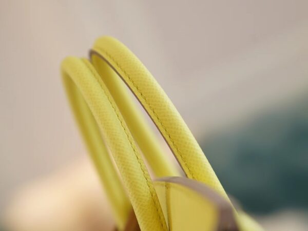 Handmade Hermes Birkin 25CM Epsom 9R Lime Gold Hardware