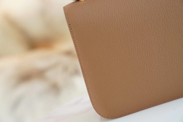 Wholesale GPCMode Hermes Constance 19CM 2J Quebracho Chevre Leather Gold Hardware