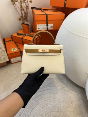 7aa766d01b27f9d-jpg Taiwan Hermes Mini Kelly 19CM Epsom 10 Craie/ 2S Sesame Rose Gold Hardware