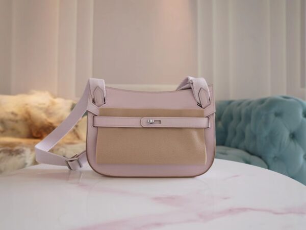 GPCMode Hermes Jypsiere Mini 09 Mauve Pale Evercolor Leather Silver Hardware