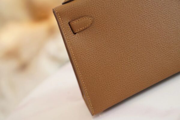 GPCMode Factory Hermes 3G Alezan Mini Kelly19CM Epsom Leather Gold Hardware