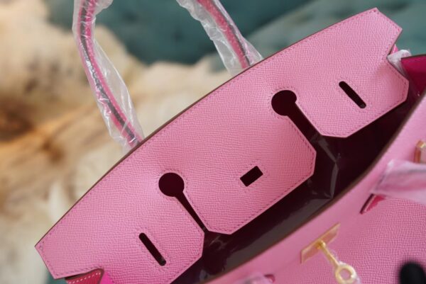 GPCMode Hermes 1Q Rose Confetti/E5 Rose Tyrien Epsom Leather Birkin30CM