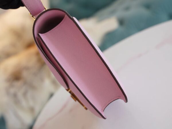 Wholesale Hermes Epsom Constance 24CM With Mirror X9 Mauve Sylvestre