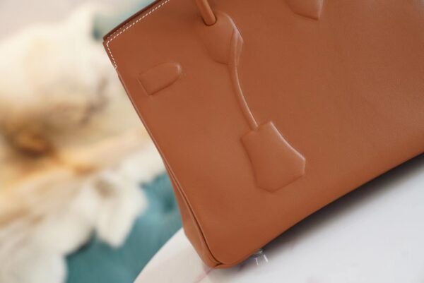 Fashion GPCMode Factory Hermes Birkin25CM Shadow CK37 Gold Swift Leather