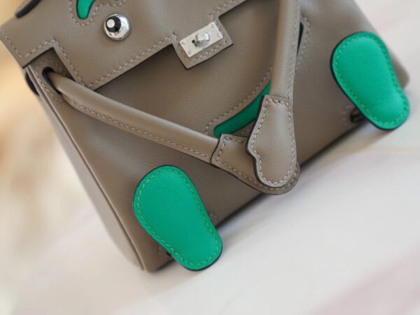 Hand Stitch GPCMode Hermes Factory Kelly Doll16CM Two Colors Swift Leather