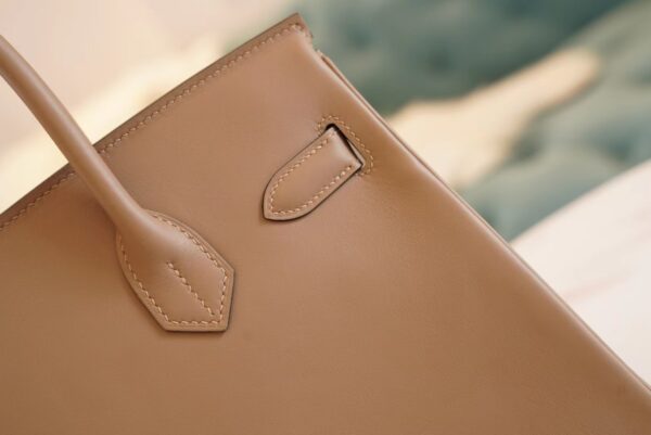 GPCMode Hermes D0 Beige De Weimer Jonathan Leather Birkin30CM Gold Hardware