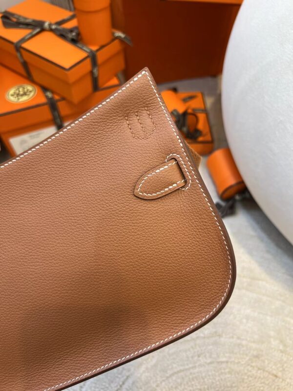 Taiwan Hermes 37 Gold Evercolor Leather Jypsiere Mini 23CM Gold Hardware