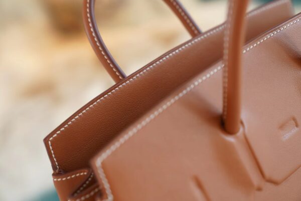 Fashion GPCMode Factory Hermes Birkin25CM Shadow CK37 Gold Swift Leather