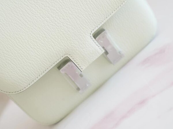 New Arrival Hermes 0S Vert Fizz Chevre Leather Constance19CM Shoulder Bag