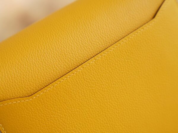 GPCMode Hermes 9D Amber Roulis Mini 18cm Evercolor Gold Hardware