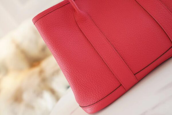 GPCMode Factory Hermes Garden Party36CM A5 Bougainvller Togo Leather Silver Hardware
