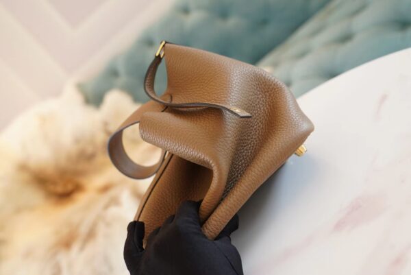 GPCMode Hermes Picotin Bag18CM D0 Berge De Weimer Clemence Leather Gold Hardware