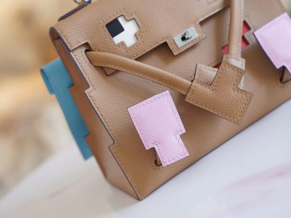 Discount GPCMode Hermes Kelly Doll Picto 0M Chai Epsom Leather Silver Hardware