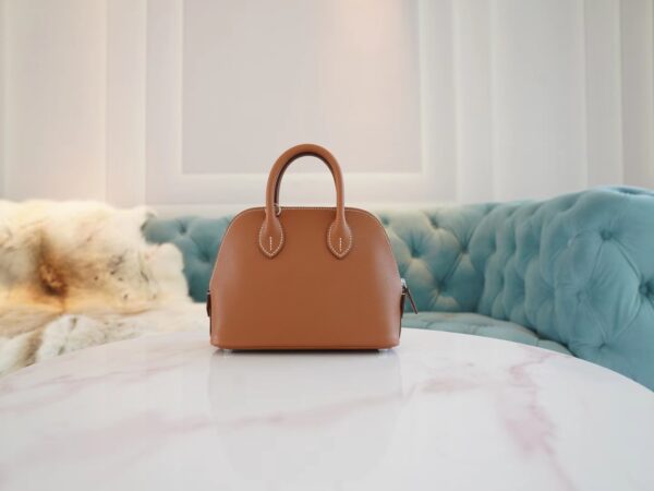 Discount GPCMode Hermes CK37 Gold Evercolor Leather Mini Bolide18CM Silver Hardware