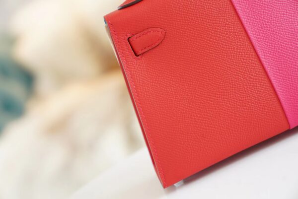 GPCMode Hermes Mini Kelly II 19CM Three Colors Epsom Leather Silver Hardware