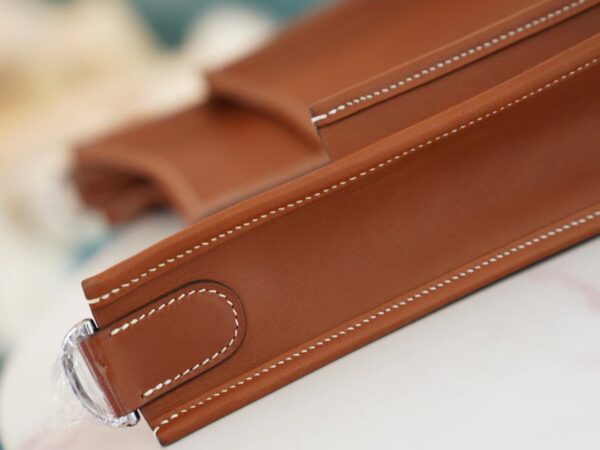 Hermes Factory Evelyne 29CM Barenia Leather Fauve Silver Hardware