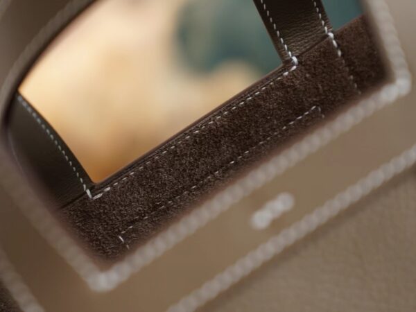 GPCMode Hermes In The Loop18CM CK18 Etoupe Clemence Leather Gold Hardware