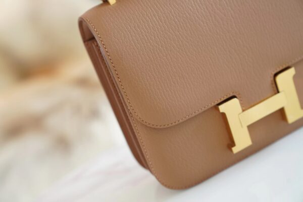 Wholesale GPCMode Hermes Constance 19CM 2J Quebracho Chevre Leather Gold Hardware