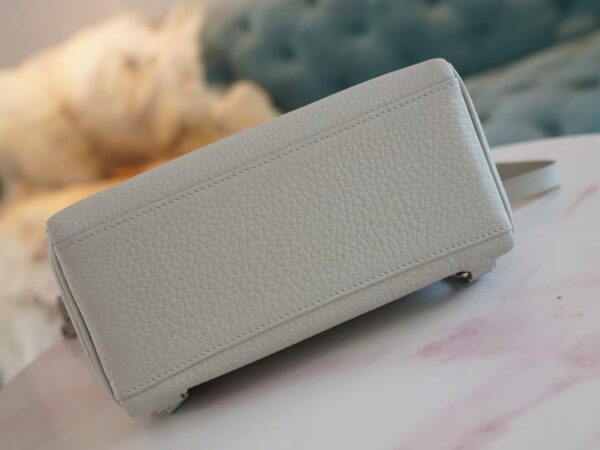 Hong Kong Hermes Kelly Ado 22cm Clemence 80 Gris Pearl Silver Hardware