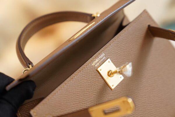 GPCMode Factory Hermes 3G Alezan Mini Kelly19CM Epsom Leather Gold Hardware