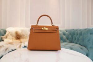 a321bd4dcf030f4 GPCMode Hermes Factory CK37 Gold Epsom Leather Kelly 25CM Gold Hardware