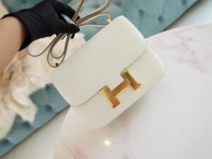 a4d9d5e3b832583 Handmade Hermes Constance 19CM Chevre 0T Mushroom/ 4B Biscuit Gold Hardware