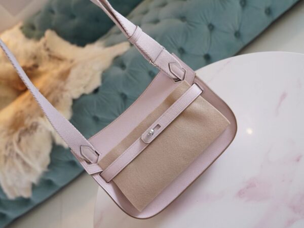 GPCMode Hermes Jypsiere Mini 09 Mauve Pale Evercolor Leather Silver Hardware