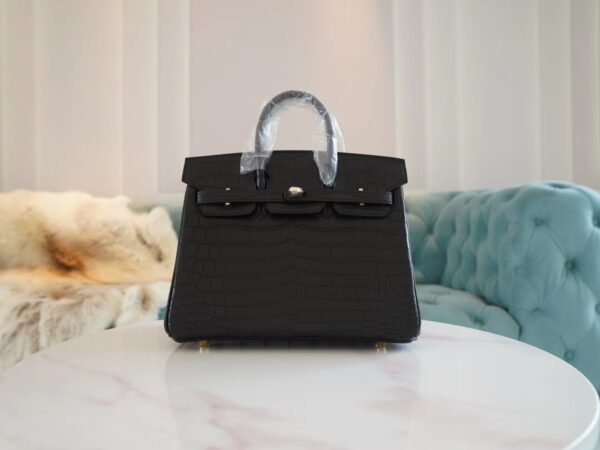 Wholesale GPCMode Hermes Birkin25CM CK89 Nior Hcp Niloticus Crocodile Gold Hardware