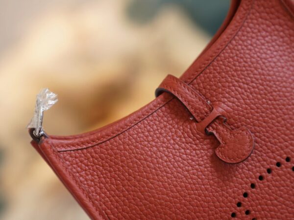 GPCMode Factory Hermes Clemence Evelyne Mini 16CM 5F Potiron Silver Hardware