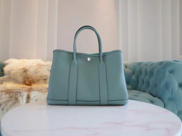 Sale GPCMode Hermes Garden Party30CM 7G Cile Negonda Leather Silver Hardware