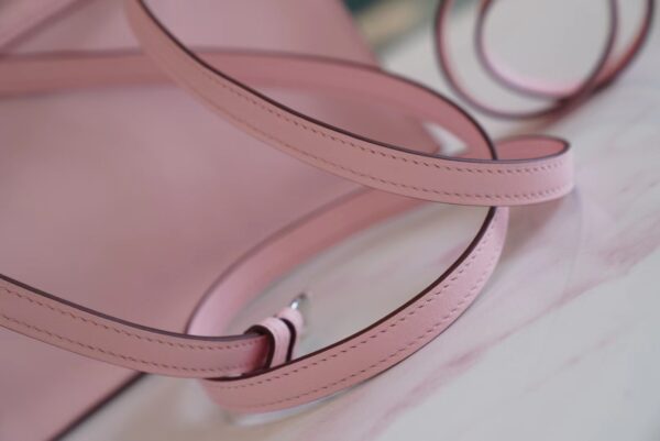 GPCMode Hermes Kelly Danse 22CM 3Q Rose Sakura Swift Leather Silver Hardware