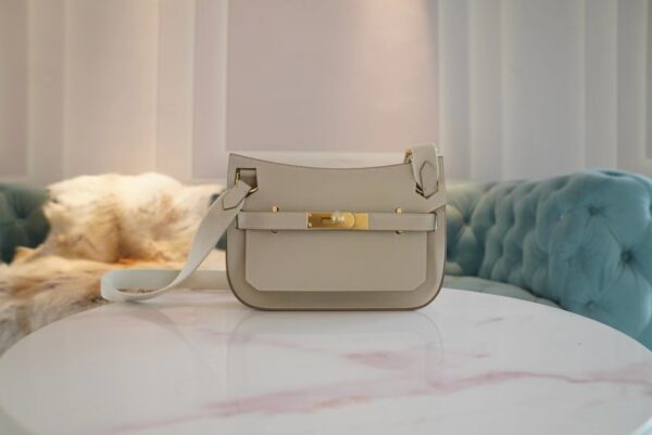 GPCMode Factory Hermes 8L Beton Jypsiere Mini 23CM Evercolor Leather Gold Hardware