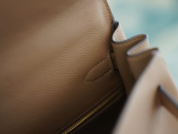 GPCMode Hermes Kelly Bag28CM D0 Berge de Weimer Evercolor Leather Gold Hardware