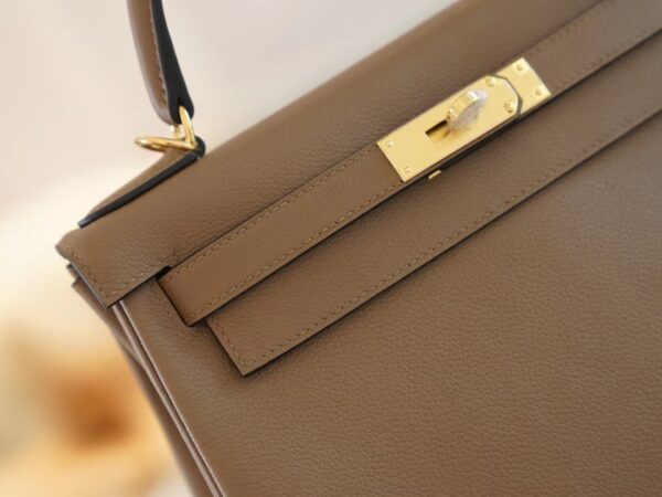 GPCMode Hermes Kelly Bag28CM D0 Berge de Weimer Evercolor Leather Gold Hardware