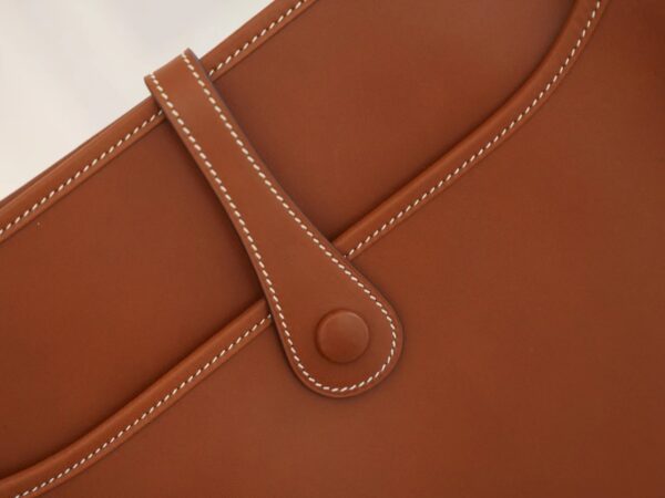 Hermes Factory Evelyne 29CM Barenia Leather Fauve Silver Hardware