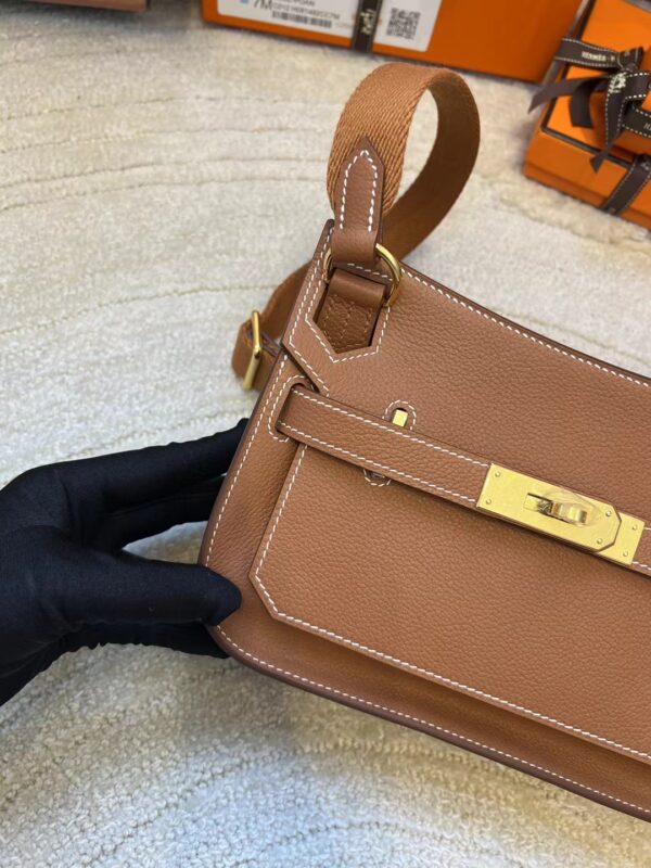 Taiwan Hermes 37 Gold Evercolor Leather Jypsiere Mini 23CM Gold Hardware