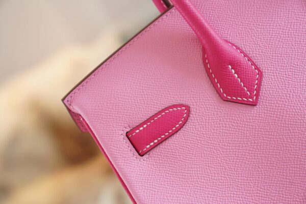 GPCMode Hermes 1Q Rose Confetti/E5 Rose Tyrien Epsom Leather Birkin30CM