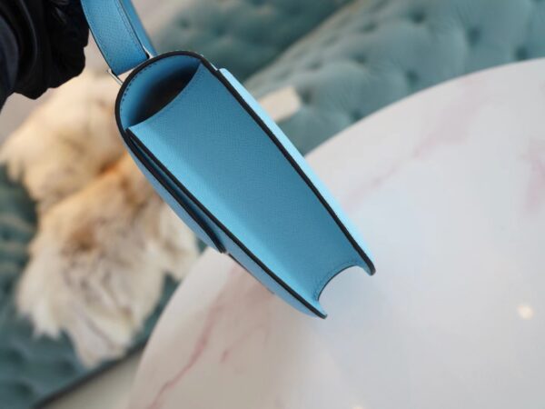 GPCMode Hermes P3 Blue De Nord Epsom Constance 24CM Silver Hardware