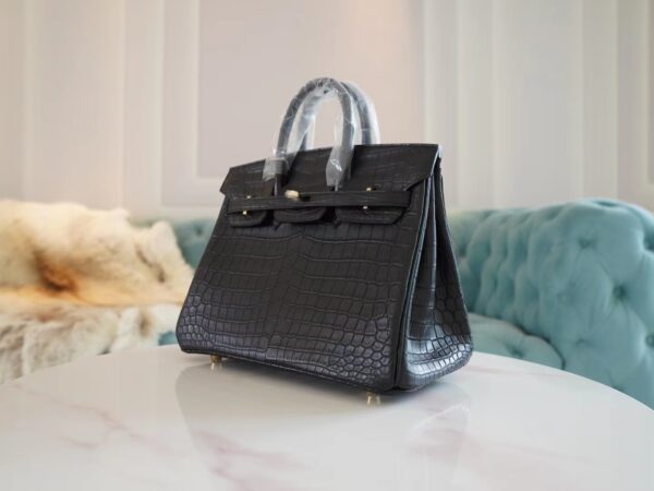 Wholesale GPCMode Hermes Birkin25CM CK89 Nior Hcp Niloticus Crocodile Gold Hardware