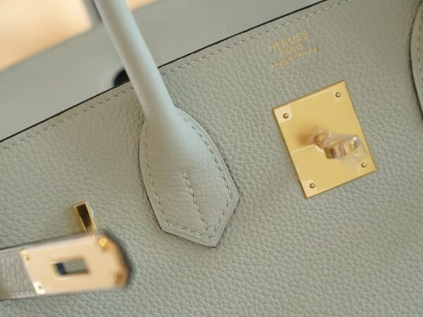 GPCMode Hermes Factory Birkin 30CM 0W Gris Neve Togo Leather Gold Hardware
